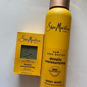 SheaMoisture Yellow Body Wash and Soap Set